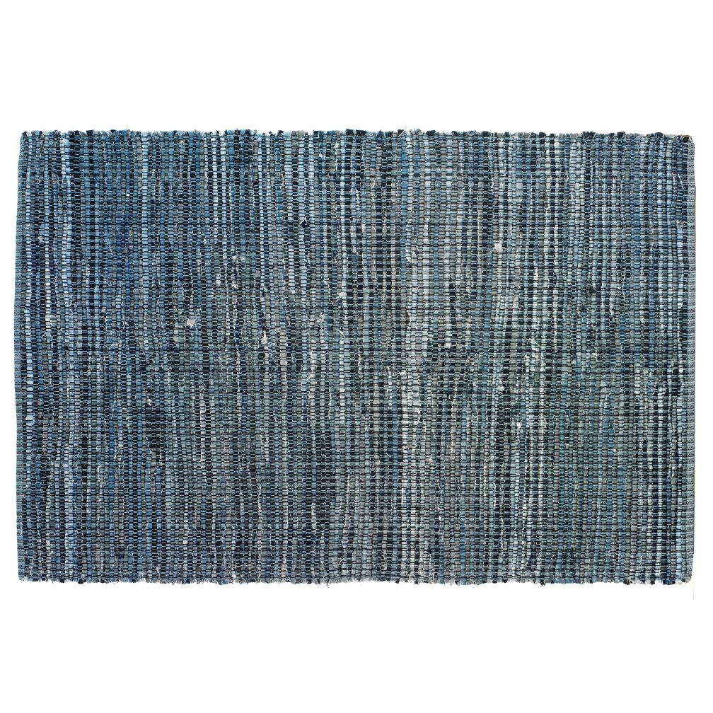 True Blue Rag Rug