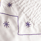 Blue Embroidery Coverlet