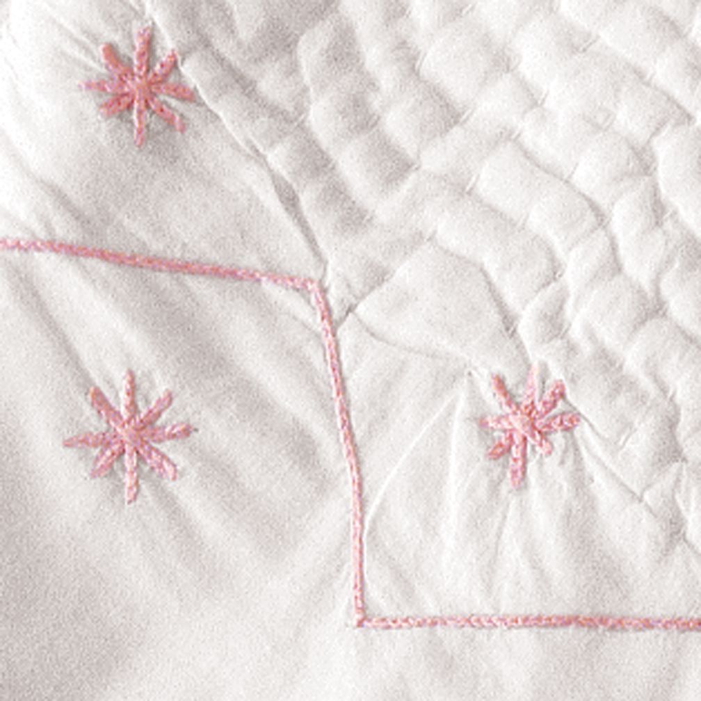 Embroidered Bedding Set (Pink)