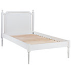 Twin White Petite Marguerite Bed