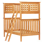 Natural Twin Simple Bunk Bed