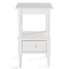 White Jenny Lind Nightstand