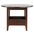 Espresso Round Bin Table