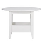 White Round Bin Table