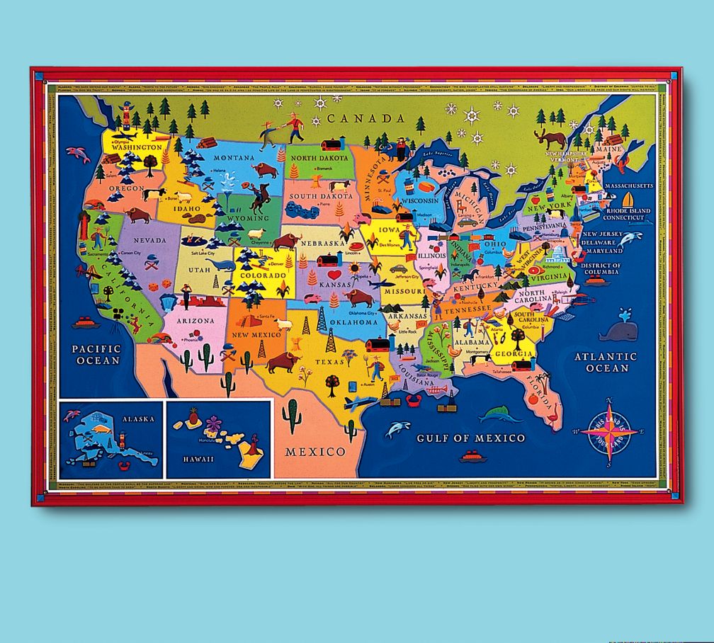 This Map is Your Map Framed Wall Art