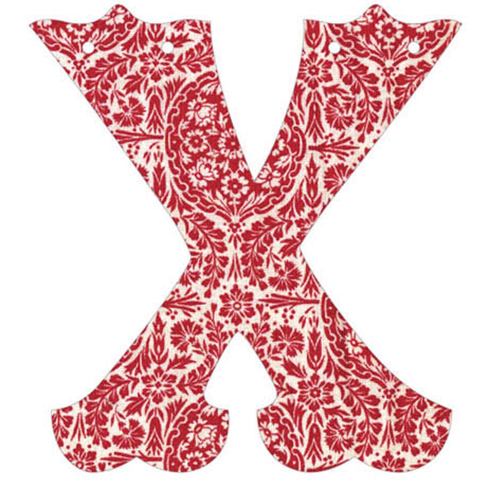X Fancy Font Wallpaper Letter