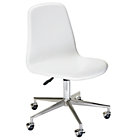 White Leather Desk Chair