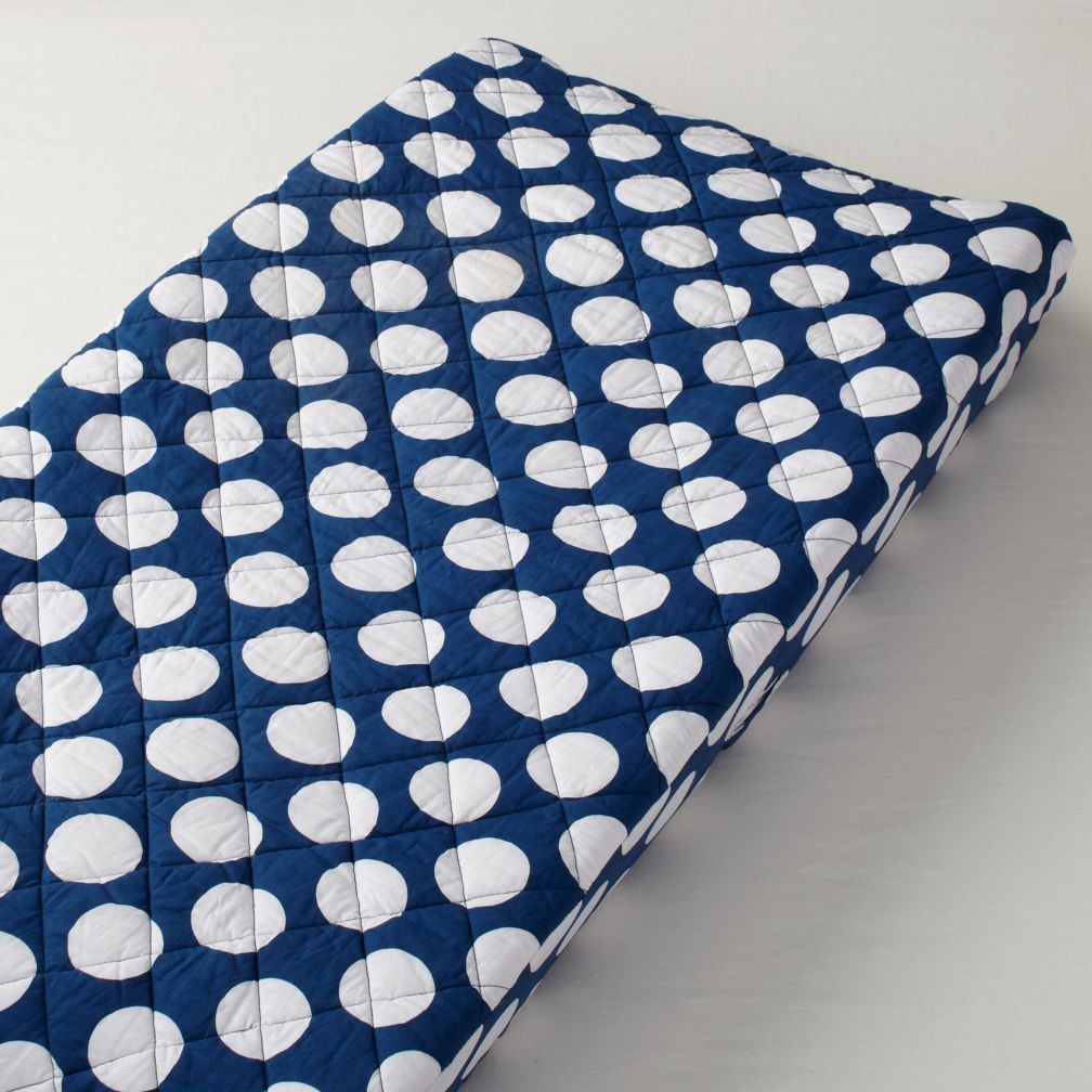 New School Changing Pad Cover (Blue Dot)