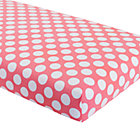 Pink Dot Crib Fitted Sheet