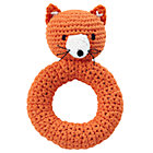 Fox Animal Knit Rattle
