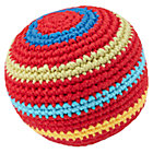 Red Knit Ball Rattle