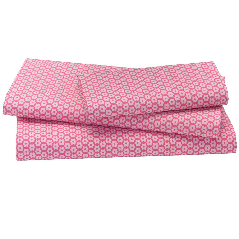 Little Pink Flowers Sheet Set (Twin)