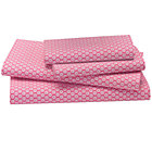 Pink Plié Full Sheet Set(includes 1 fitted sheet, 1 flat sheet and 2 cases)