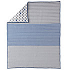 Twin Make a Splash Blue Stripe Quilt