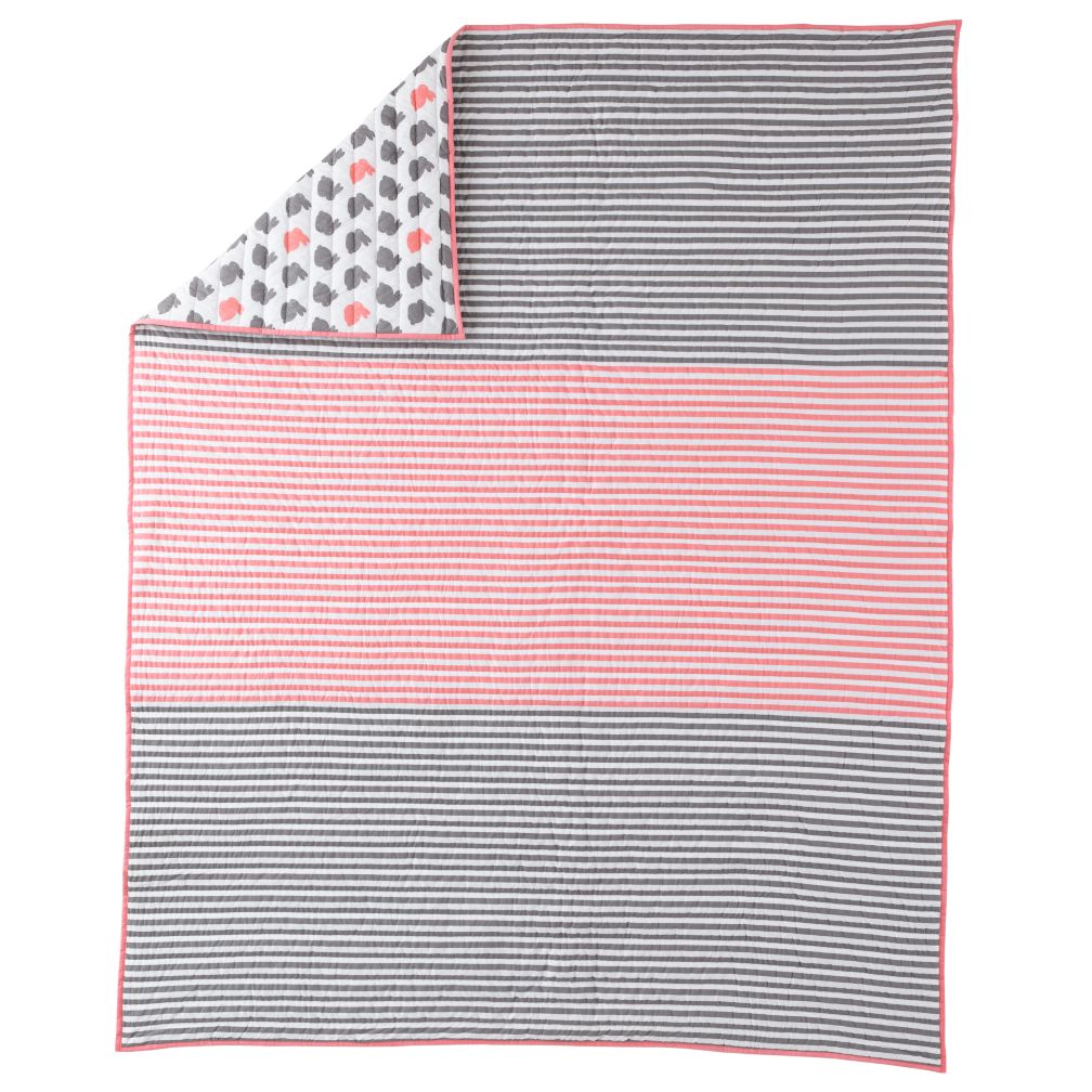 New School Twin Kids Quilt (Hop to It)
