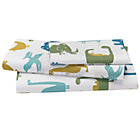 Twin Dinosaur Sheet Set(includes 1 fitted sheet, 1 flat sheet and 1 case)
