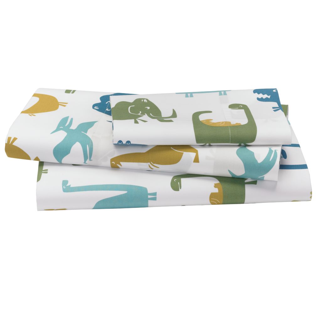 When Dinosaurs Roamed Sheet Set (Twin)