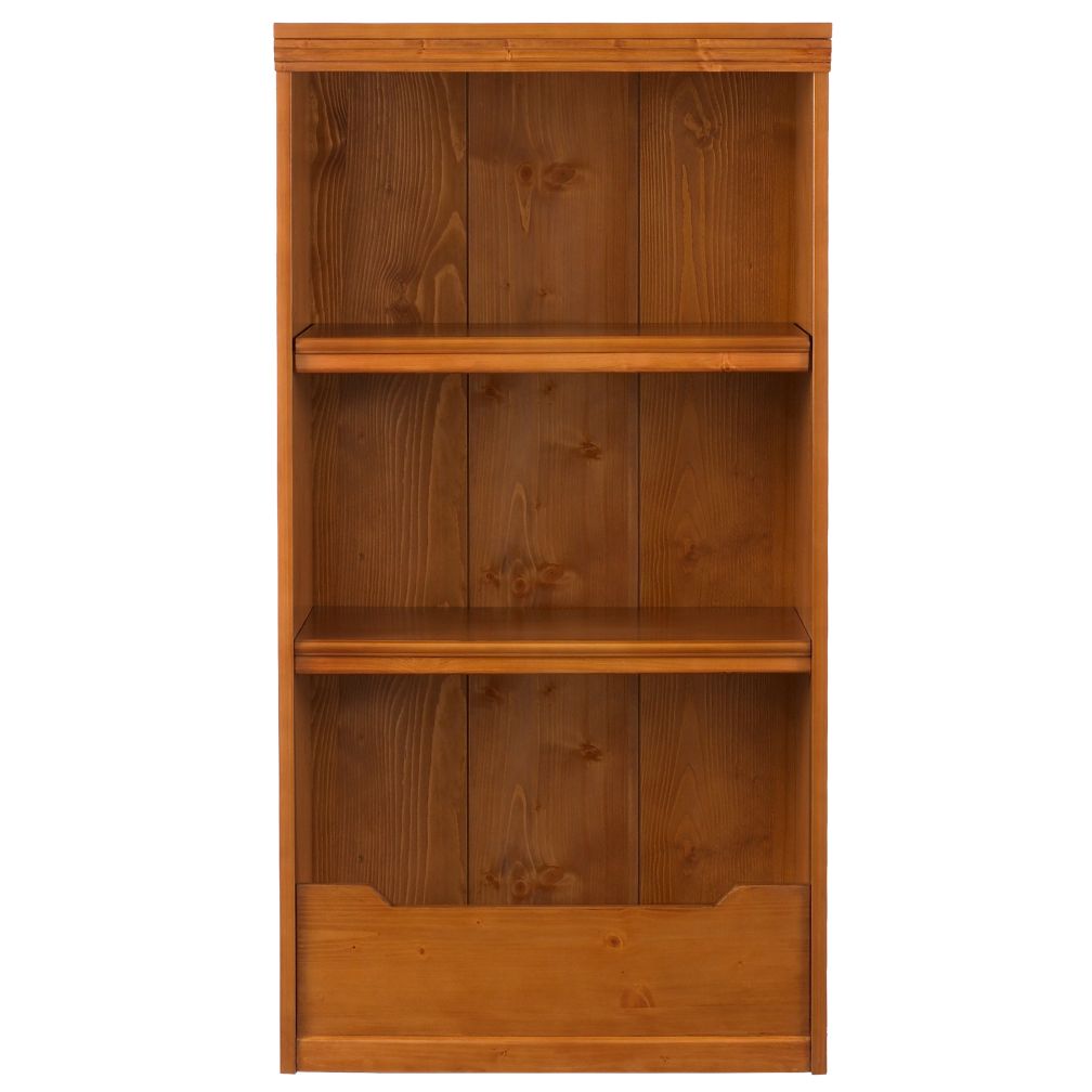48" Flat Top Bookcase (Lt. Honey)