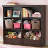 Flat Top Bookcase, 48" (Espresso)