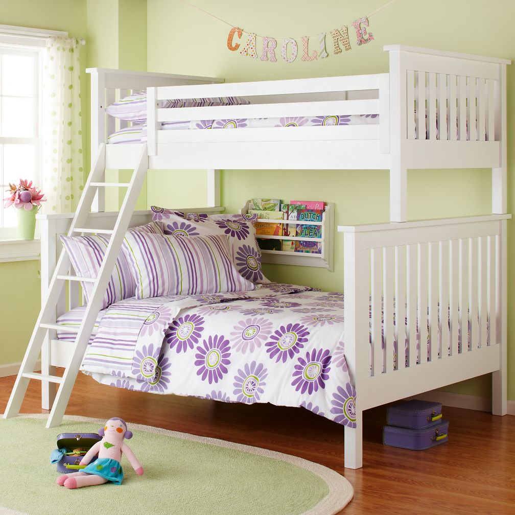 Simple Twin-Over-Full Bunk (White)