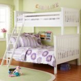 Simple Twin-Over-Full Bunk (White)