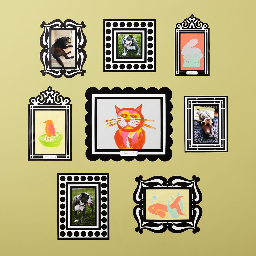 Gallery Frames Wall Decals (Set of 8)
