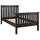 Twin Espresso Simple Bed