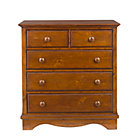 Chocolate 2-Over-3 Dresser