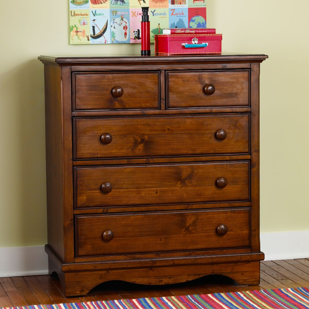 Walden 2-Over-3 Dresser (Chocolate)