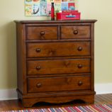 Walden 2-Over-3 Dresser (Chocolate)