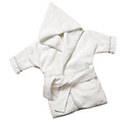 X-Small Organic White Bath Robe 18-24 mos.