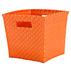 Orange Cube Bin