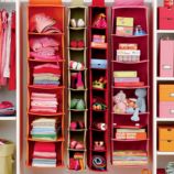I Think I Canvas Hanging Closet Organizer
