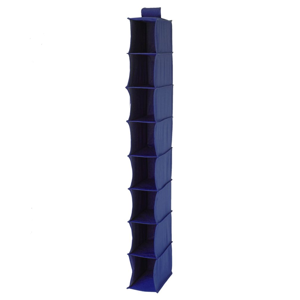 I Think I Canvas Narrow Hanging Organizer (Blue)