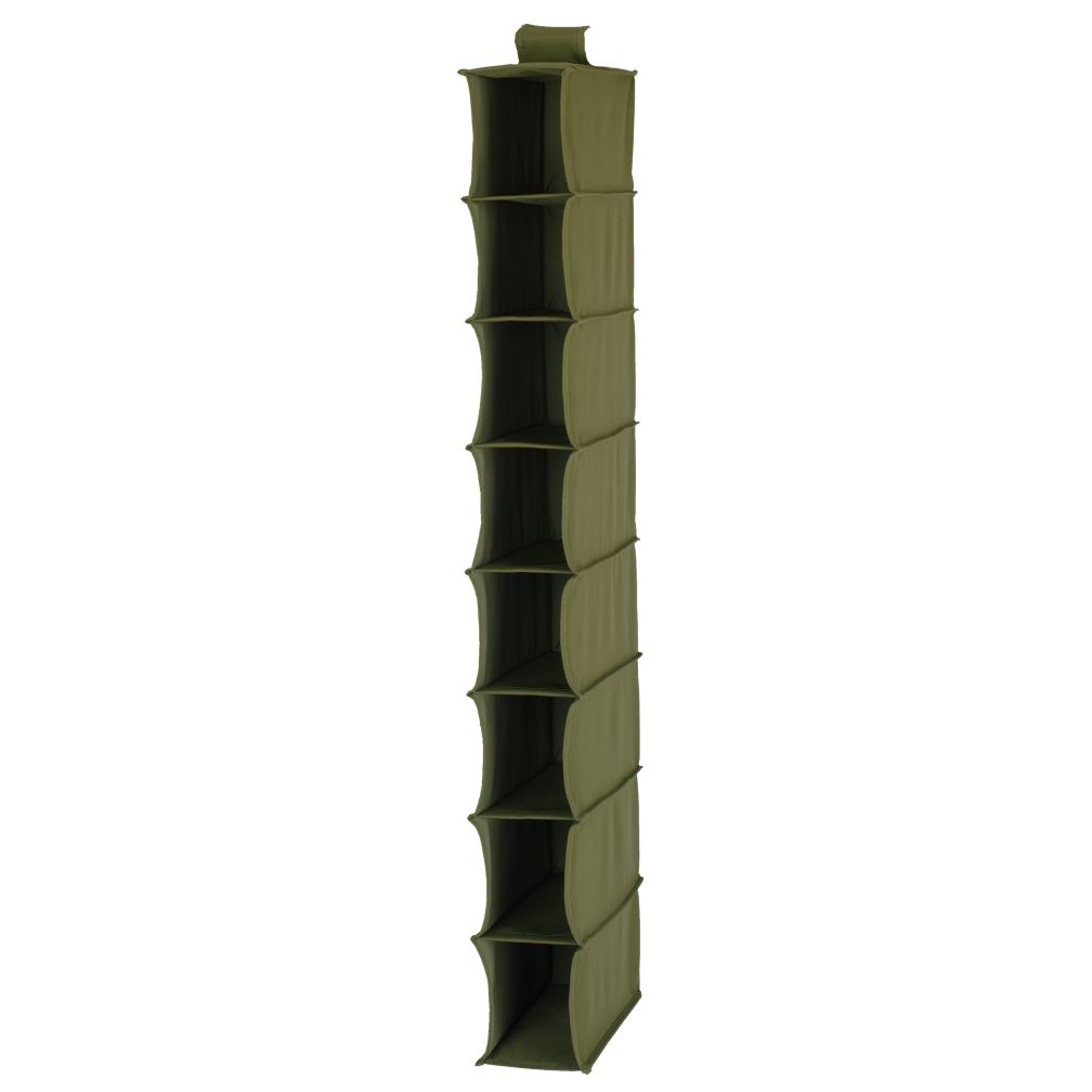 I Think I Canvas Narrow Hanging Organizer (Green)