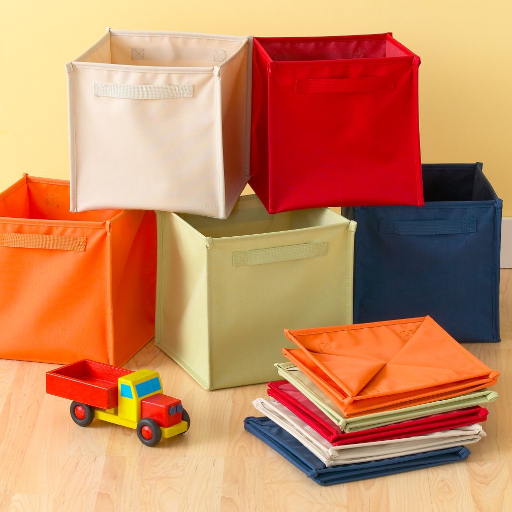 I Think I Canvas Cube Bin