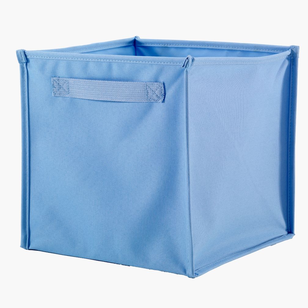 I Think I Canvas Cube Bin (Lt. Blue)