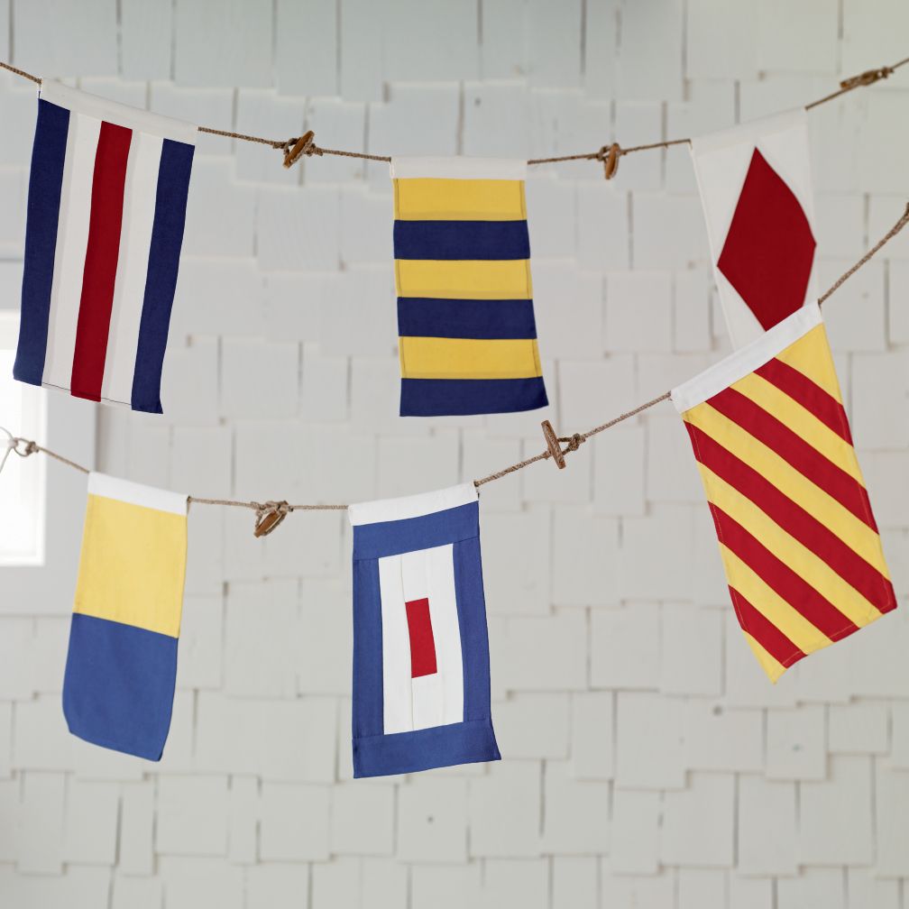 Nodical Nautical Flag Banner