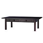 Espresso Low Table w/Paper Roller