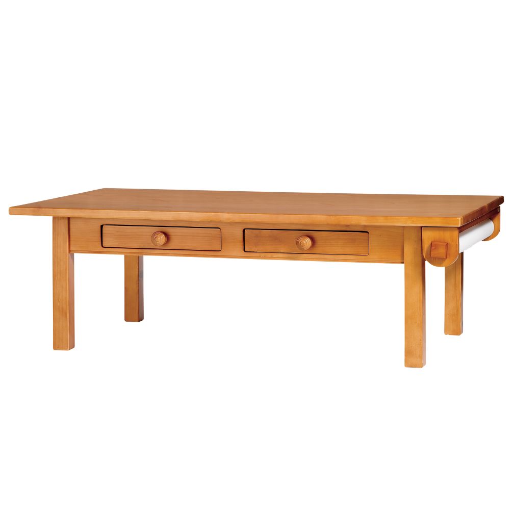 Low Activity Table w/Paper Roller (Lt. Honey)
