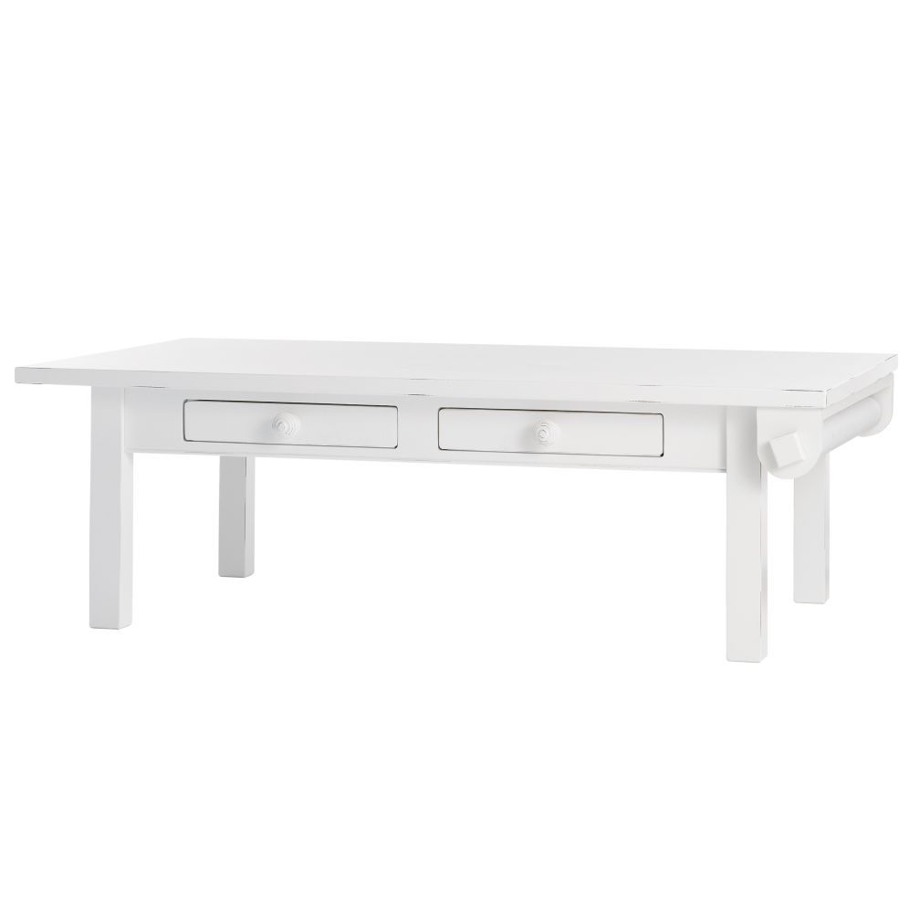 Low Activity Table w/ Paper Roller (White)