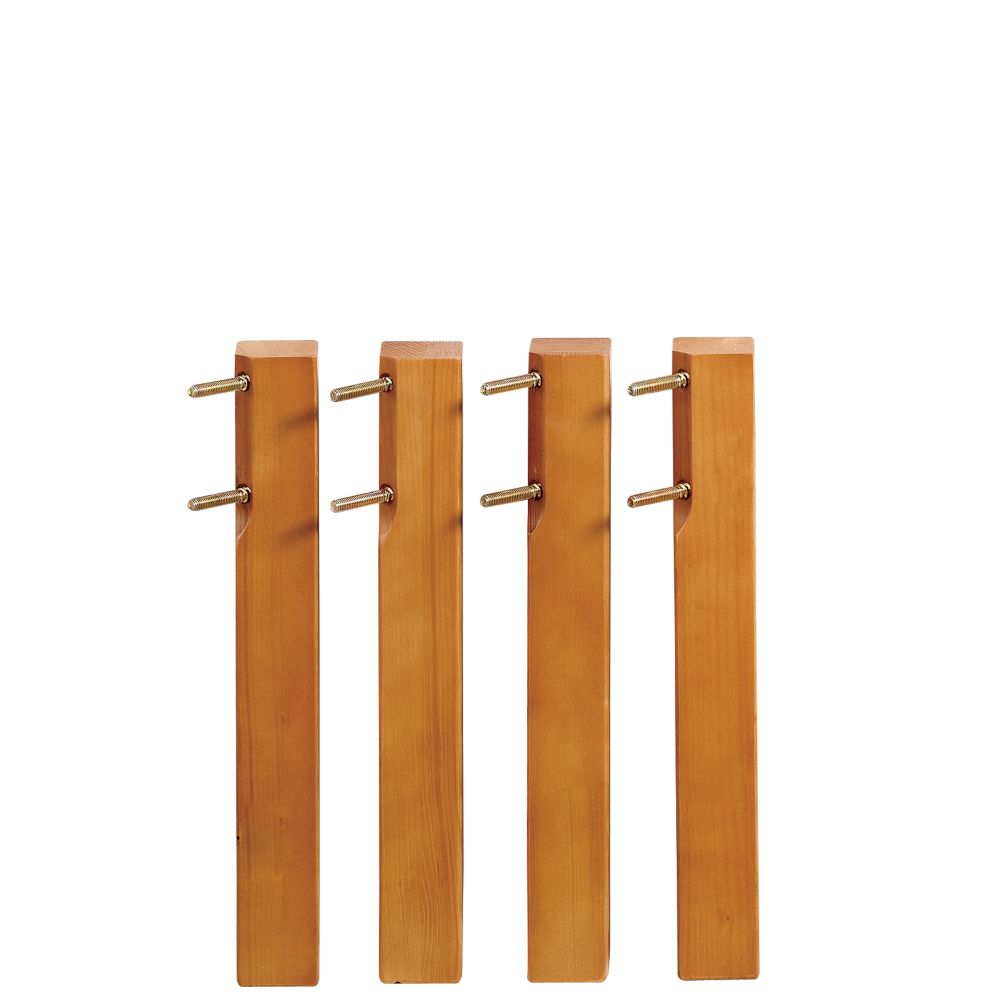 Low Lt. Honey Activity Table Legs (Set of 4)