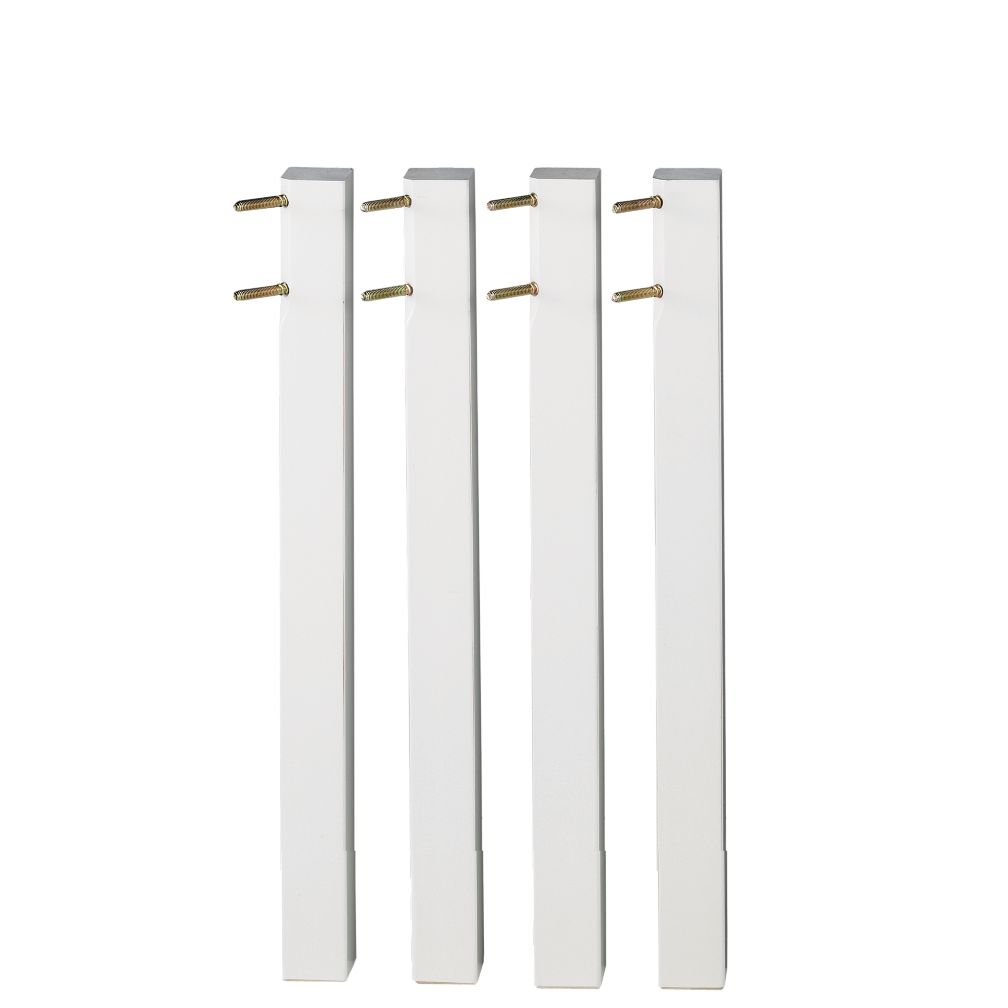 Medium White Activity Table Legs (Set of 4)