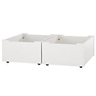 White Storage Bins (Set of 2)