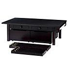Espresso Table w/ Low, Med and Tall Legs, 2 Bins and Paper Roller