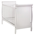White Sleigh Crib