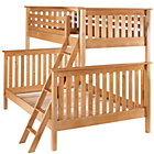 Natural Twin-Over-Full Bunk Bed