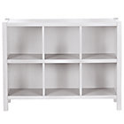 White 6-Cube Bookcase