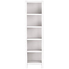 White 5-Cube Bookcase