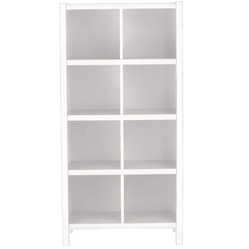 8-Cube Bookcase (White)